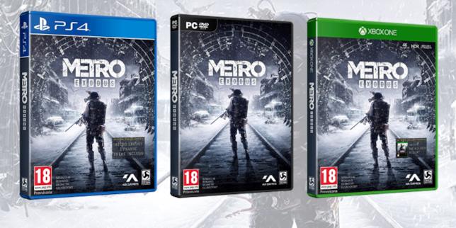 Metro Exodus non avrà sulle spalle il destino della serie su PC Le diverse boxart di Metro Exodus