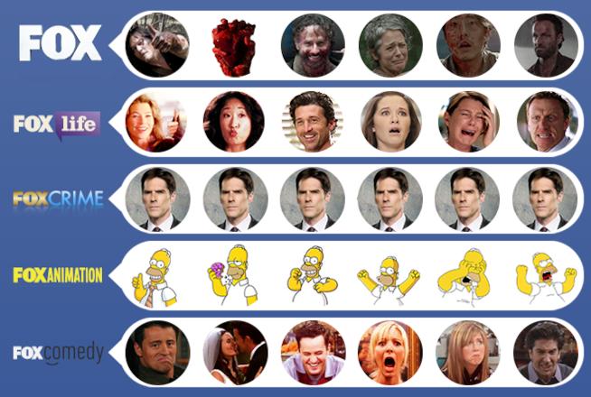 Le reaction di Facebook personalizzate per Fox, FoxLife, FoxCrime, FoxAnimation, FoxComedy Le reaction di Facebook personalizzate per i canali Fox