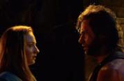 Sophie Turner e Hugh Jackman in X-Men: Apocalypse Jean Grey e Wolverine