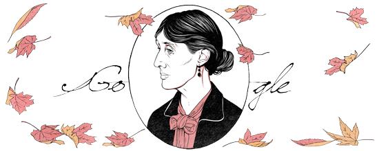 Google Doodle festeggia Virginia Woolf Virginia Woolf nel doodle