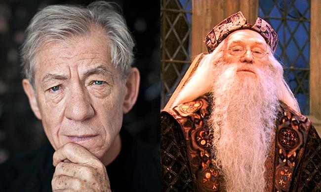 Ian McKellen si è rifiutato di sostituire Richard Harris in Harry Potter Ian McKellen e Richard Harris nei panni di Silente