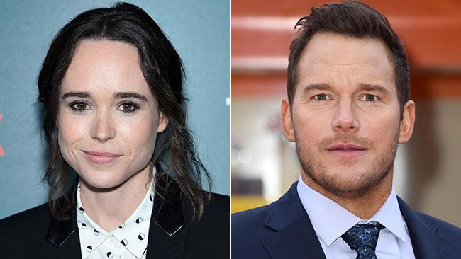 Ellen Page si scaglia contro Chris Pratt perché appartiene a una chiesa anti LGBT Ellen Page e Chris Pratt a eventi ufficiali