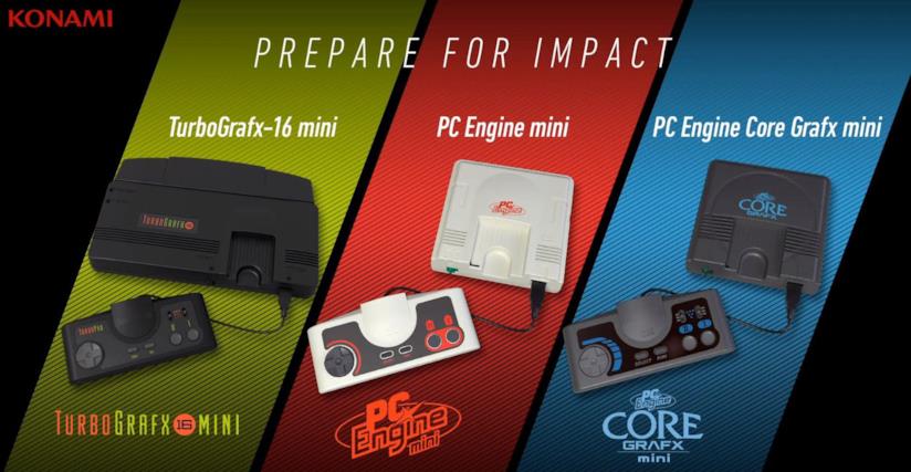 Konami annuncia PC Engine Core Grafx Mini PC Engine retrogaming