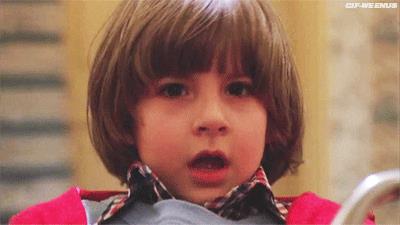 Danny Torrance in Shining Una scena di Shining