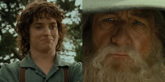 Colonna sonora de Il Signore degli Anelli - La Compagnia dell'Anello Frodo e Gandalf in il Signore degli Anelli - La Compagnia dell'Anello