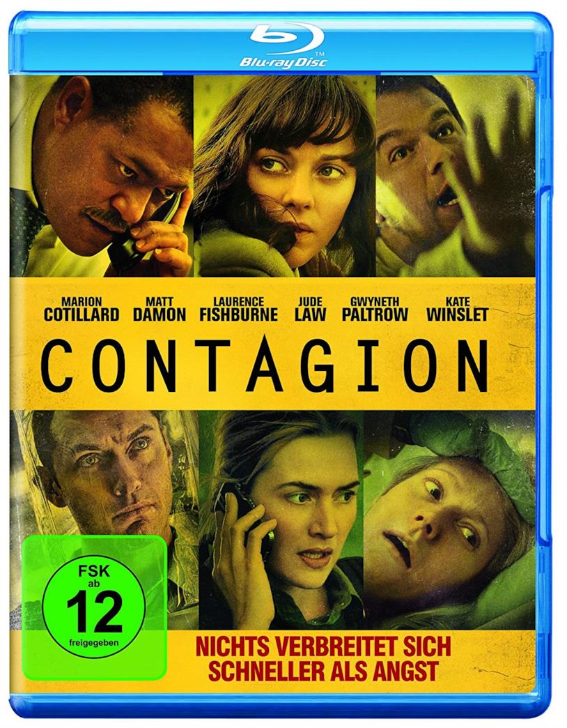 Cofanetto Blu-ray di Contagion Copertina del cofanetto Blu-ray di Contagion