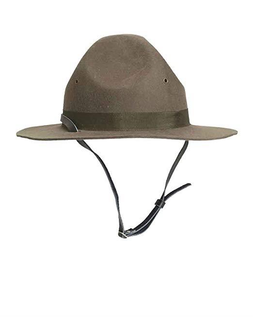 Il cappello da sergente istruttore Il cappello ufficiale da sergente istruttore
