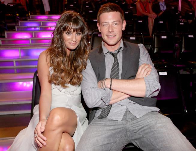 Lea Michele e Cory Monteith Lea Michele con Cory Monteith