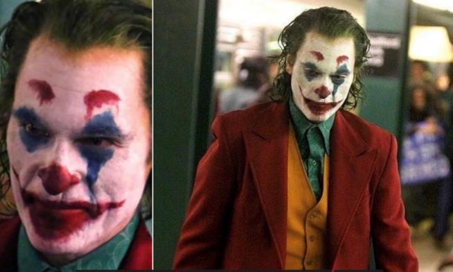 Todd Phillips mostra il Joker mascherato Collage tra immagini del nuovo Joker