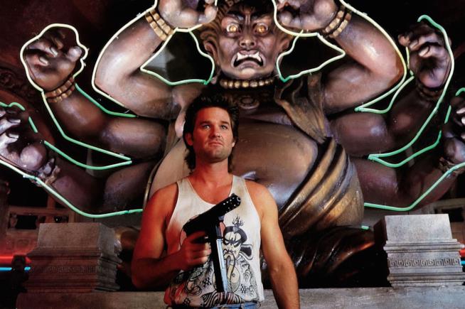 Grosso guaio a Chinatown, Kurt Russell è Jack Burton Kurt Russell in una scena di Grosso guaio a Chinatown
