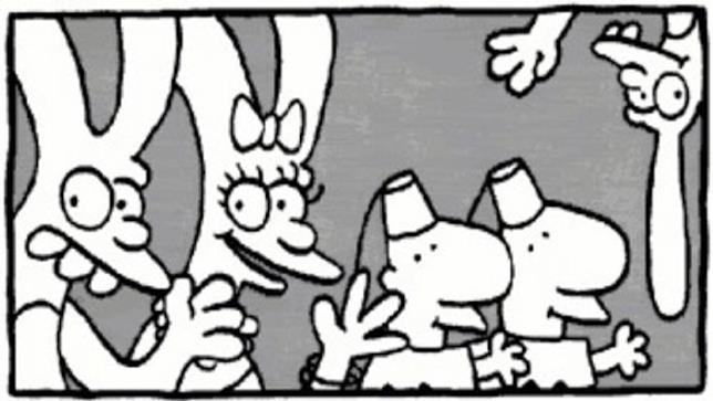 Life in Hell di Matt Groening La striscia Life in Hell di Matt Groening