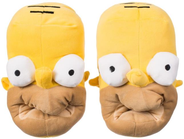 I Simpson: i migliori regali di Natale per i vostri amici e partner! Le fantastiche pantofole di Homer Simpson