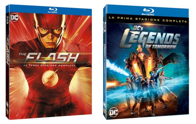 Le edizioni Blu-ray della terza stagione di The Flash e della prima stagione di DC's Legends Of Tomorrow La terza stagione di The Flash e la prima stagione di DC's Legends Of Tomorrow in home video