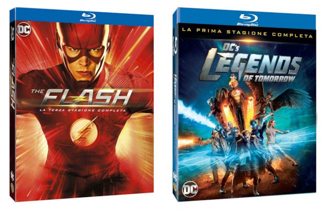 Le edizioni Blu-ray della terza stagione di The Flash e della prima stagione di DC's Legends Of Tomorrow La terza stagione di The Flash e la prima stagione di DC's Legends Of Tomorrow in home video