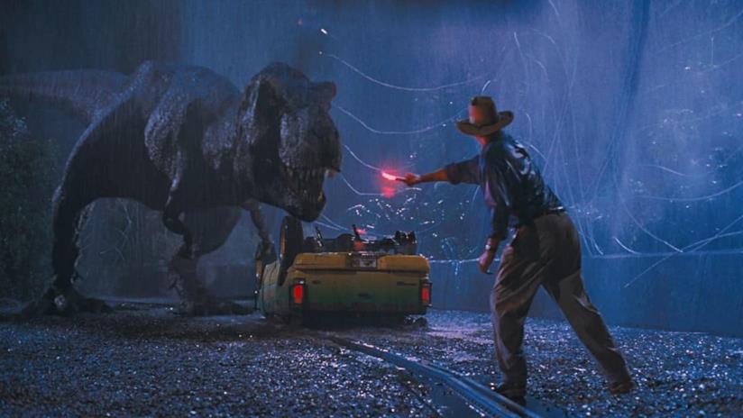 Universal decide di fermare le riprese di Jurassic World: Dominion e non solo Il T-Rex di Jurassic Park