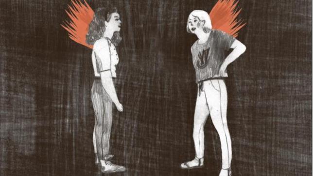 La cover di Brucia, fumetto di Silvia Rocchi La copertina del nuovo fumetto di Silvia Rocchi