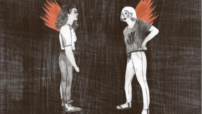 La cover di Brucia, fumetto di Silvia Rocchi La copertina del nuovo fumetto di Silvia Rocchi