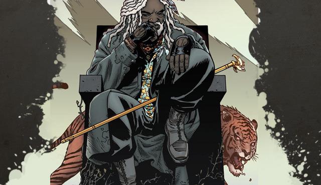 Ezekiel e The Kingom nella settima stagione di The Waling Dead? Ezekiel e la tigre Shiva nel numero 108 di The Walking Dead