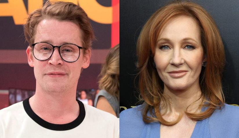 Macaulay Culkin vorrebbe un ruolo in Animali Fantastici e twitta a J.K. Rowling Primi piani di Macaulay Culkin e J. K. Rowling