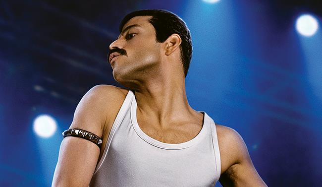 Rami Malek nei panni di Freddie Mercury Rami Malek nei panni di Freddie Mercury per il fim Bohemian Rhapsody
