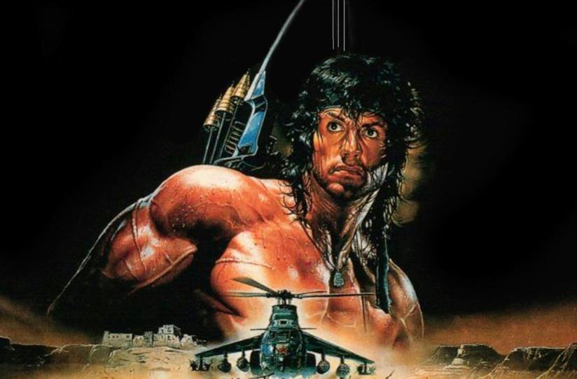 Rambo 5, le prime immagini di Sylvester Stallone in versione cowboy Il poster promozionale di Rambo III