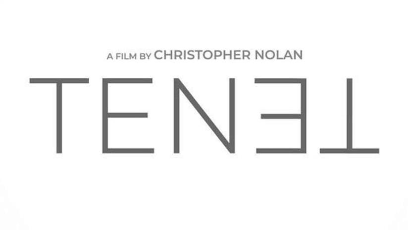Il teaser trailer di Tenet appare online (in francese) Il logo di Tenet (la "e" e la "t" finale sono capovolti) su sfondo bianco.