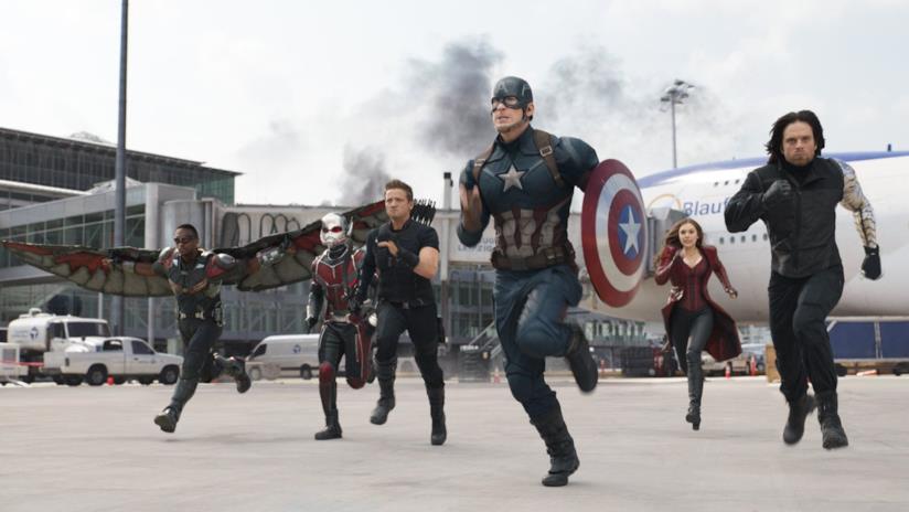 Captain America: Civil War, la nuova clip ci mostra Team Cap in azione i componenti del Team Cap in Captain America: Civil War