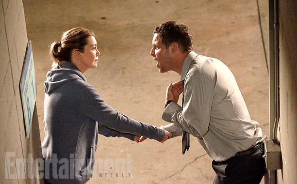 Meredith e Alex nell'episodio 1 di Grey's Anatomy 13 Immagine ufficiale del ritorno di Grey's Anatomy