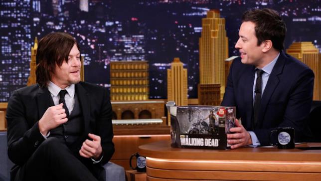 Norman Reedus e Jimmy Fallon Norman Reedus ospite da Jimmy Fallon