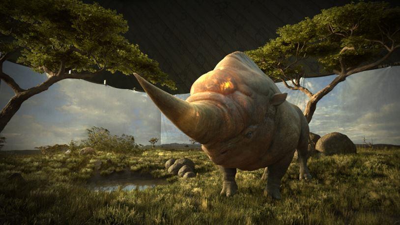 L'Erumpent Una scena di Animali Fantastici