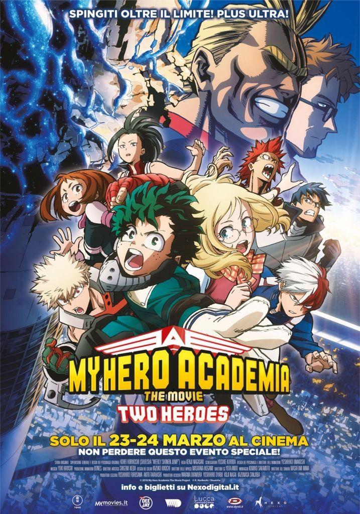 My Hero Academia film date italiane My Hero Academia cover film