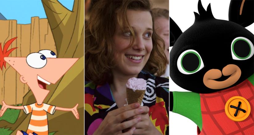 Cartoni, serie e film da vedere con ragazzi e bambini Bing, Stranger Things e Phineas & ferb