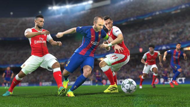 PES 2017, la finale della PES League si gicherà ad Anfield Un'azione su campo in PES 2017