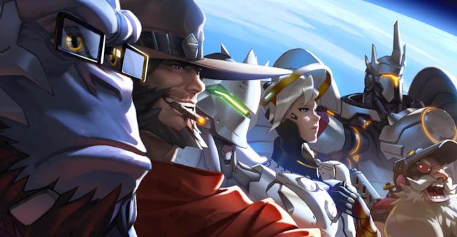 Gli attori di Game of Thrones giocano a Overwatch in diretta TV Un artwork mostra i personaggi di Overwatch
