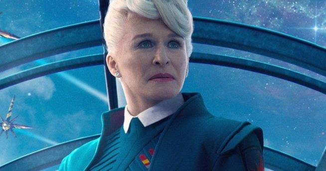 Guardiani della Galassia Vol. 3, Glenn Close pensa che ci sia qualcosa di sbagliato nel licenziamento di James Gunn Glenn Close è Nova Prime nel poster dei Guardiani della Galassia
