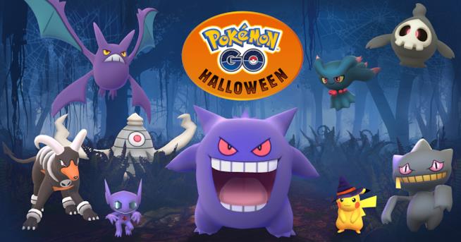Pokémon GO, Niantic annuncia il nuovo evento di Halloween e l'arrivo dei primi Pokémon di terza generazione Halloween 2017 in Pokémon GO