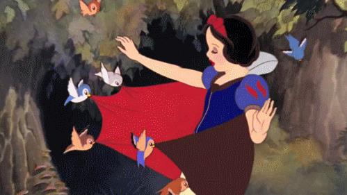 Biancaneve la prima Principessa Disney Una scena tratta da Biancaneve e i Sette Nani