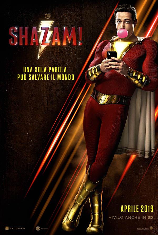 Shazam! teaser poster italiano Il teaser poster italiano di Shazam