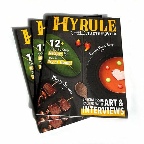 La rivista delle ricette di Zelda In primo piano il ricettario di Zelda