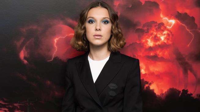 Millie Bobby Brown spiega le sue lacrime alla fine delle riprese di Stranger Things 3 Millie Bobby Brown alla presentazione di Stranger Things 3