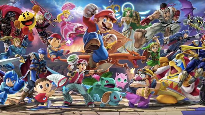 Super Smash Bros. UItimate protagonista dell'E3 di Nintendo Key art del roster di Super Smash Bros. Ultimate