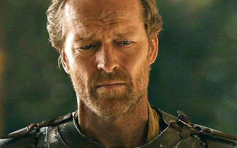 Iain Glen è Jorah Mormont Lo sguardo serio di Jorah Mormont