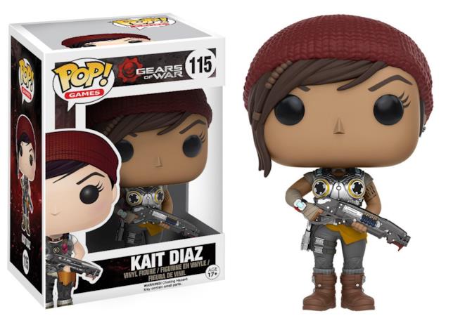 Il Funko POP! di Gears of War dedicato a Keit Diaz Anche Keit Diaz ha il suo colorato Funko POP!