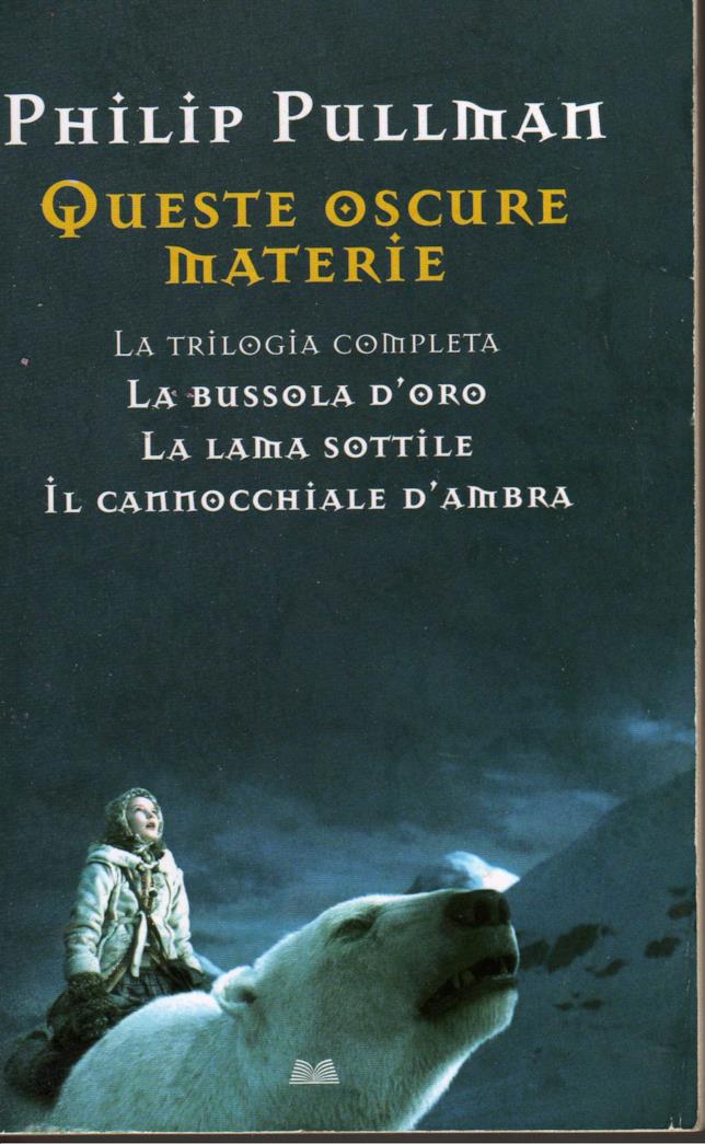 Queste oscure materie Copertina di Queste oscure materie