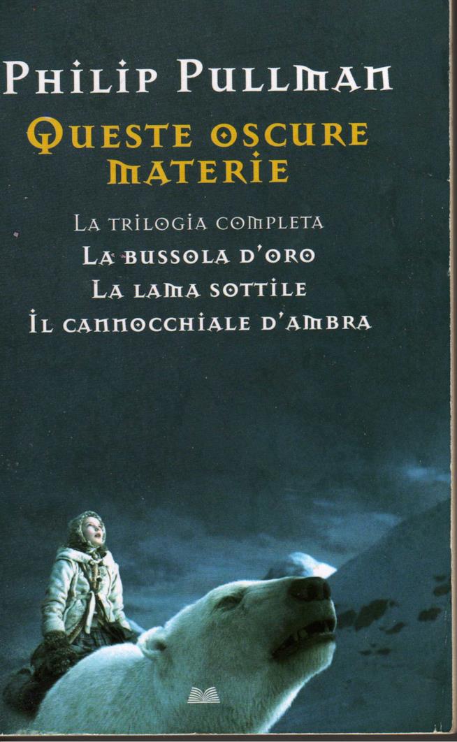 Queste oscure materie Copertina di Queste oscure materie