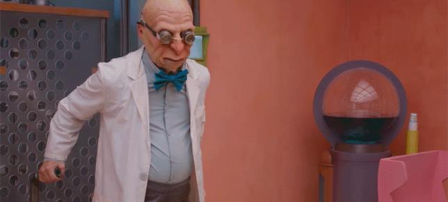 Il Professore in Fan-O-Rama Il Professor Farnsworth in Fan-O-Rama