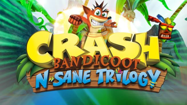 Crash Bandicoot N.Sane Trilogy, in uscita un bundle con PS4? Il logo ufficiale di Crash Bandicoot N.Sane Trilogy