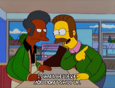 Apu e Ned Flanders Apu e Ned al Jet Market