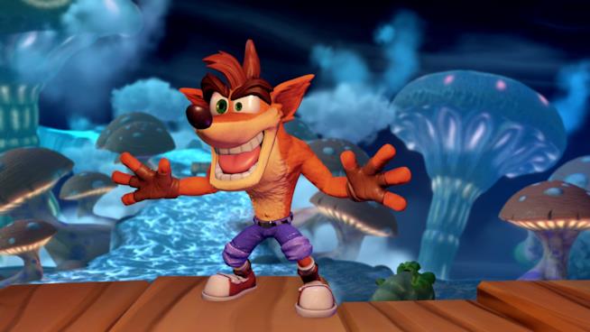 Crash Bandicoot N.Sane Trilogy, il livello Upstream si mostra in video Crash Bandicoot in azione nel remake per PS4