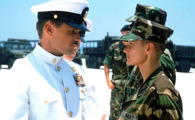 Soldato Jane, l'inno femminista di Ridley Scott Viggo Mortensen e Demi Moore in una scena di Soldato Jane